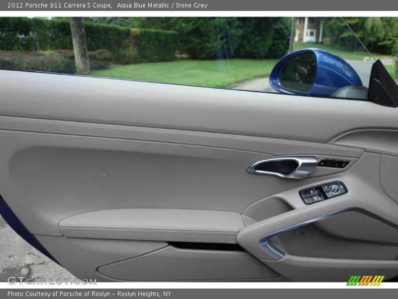 Aqua Blue Metallic / Stone Grey 2012 Porsche 911 Carrera S Coupe