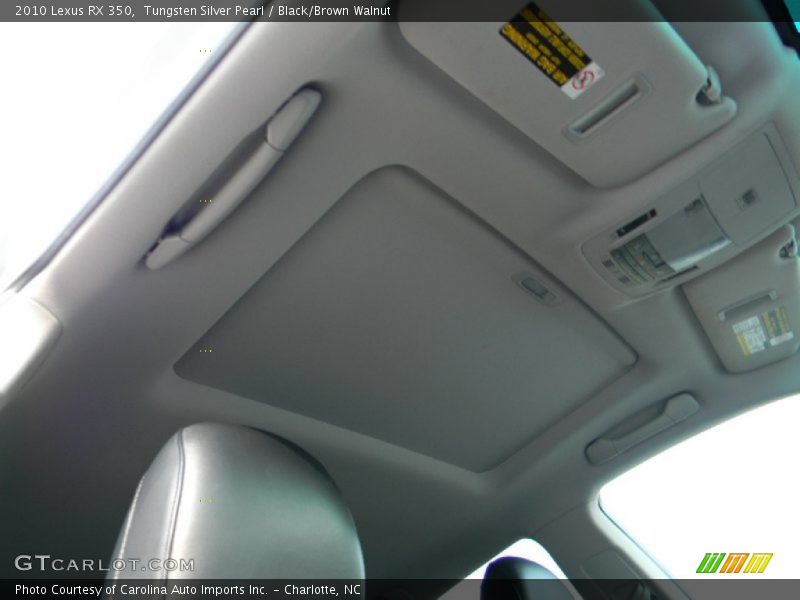 Tungsten Silver Pearl / Black/Brown Walnut 2010 Lexus RX 350