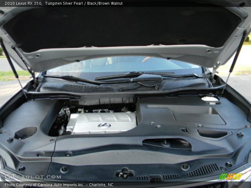 Tungsten Silver Pearl / Black/Brown Walnut 2010 Lexus RX 350