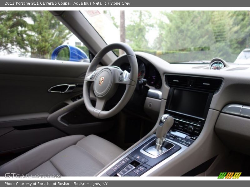 Aqua Blue Metallic / Stone Grey 2012 Porsche 911 Carrera S Coupe