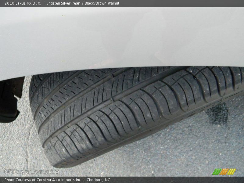 Tungsten Silver Pearl / Black/Brown Walnut 2010 Lexus RX 350