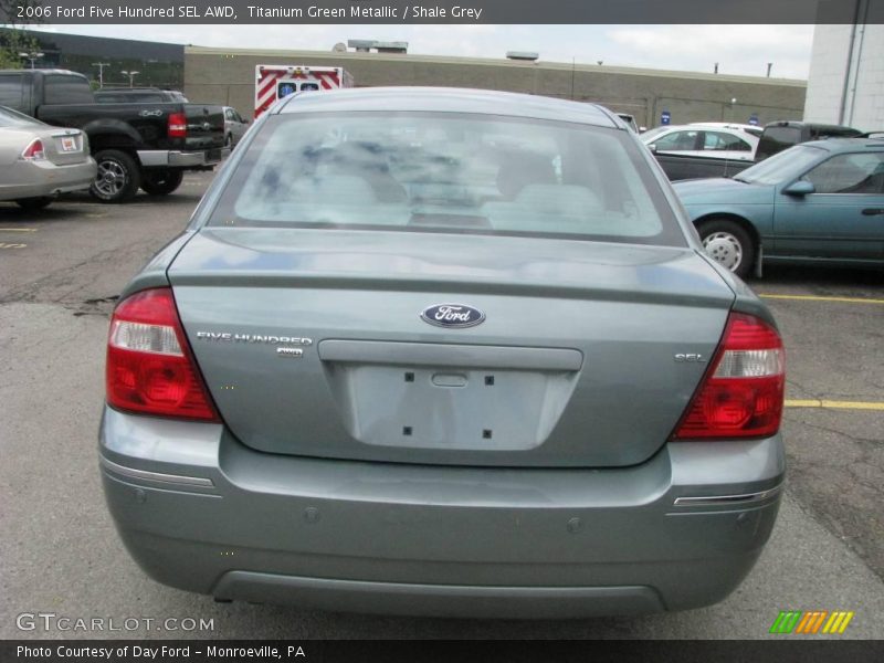 Titanium Green Metallic / Shale Grey 2006 Ford Five Hundred SEL AWD