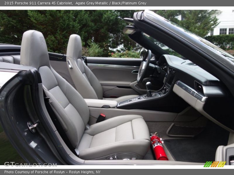 Front Seat of 2015 911 Carrera 4S Cabriolet