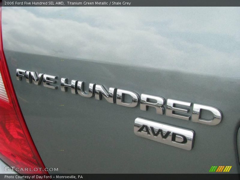 Titanium Green Metallic / Shale Grey 2006 Ford Five Hundred SEL AWD