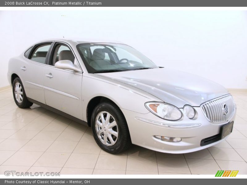 Platinum Metallic / Titanium 2008 Buick LaCrosse CX