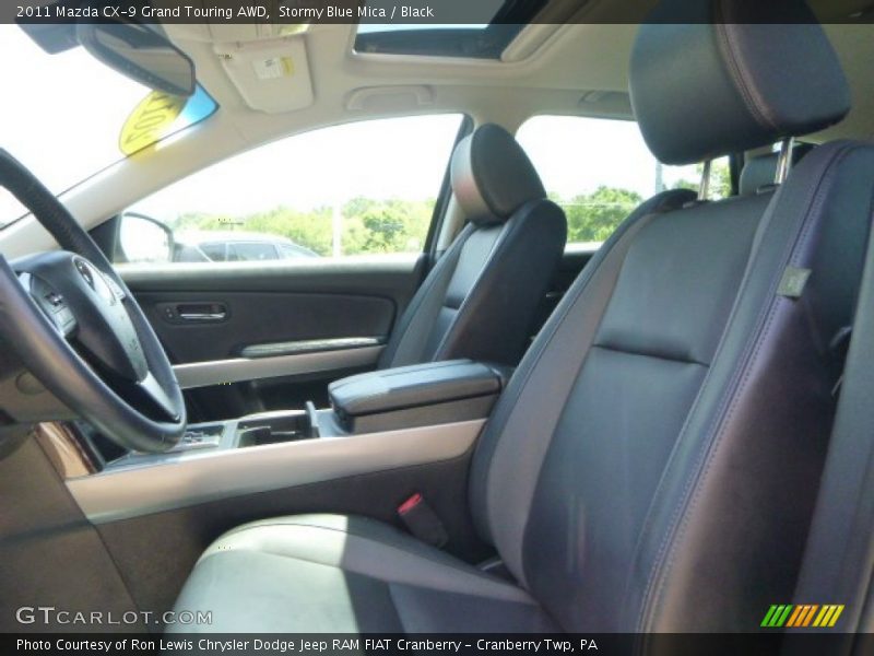 Stormy Blue Mica / Black 2011 Mazda CX-9 Grand Touring AWD