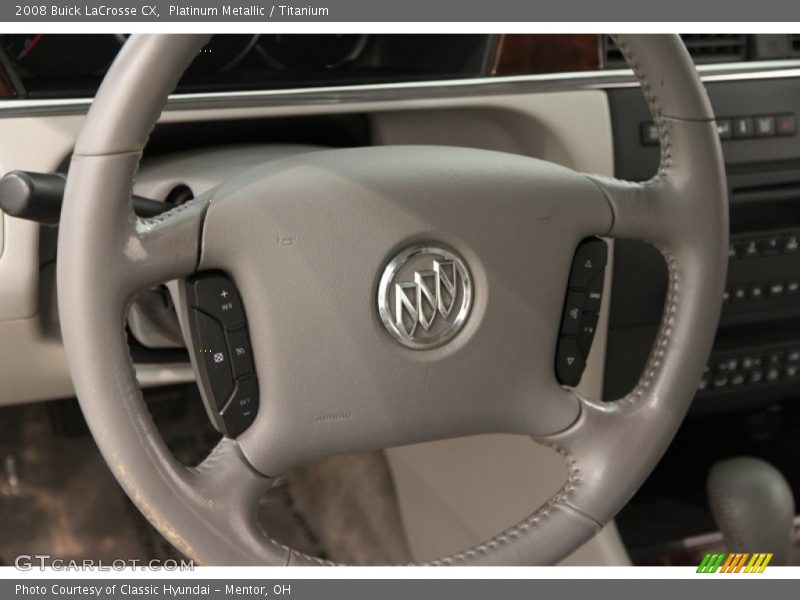 Platinum Metallic / Titanium 2008 Buick LaCrosse CX
