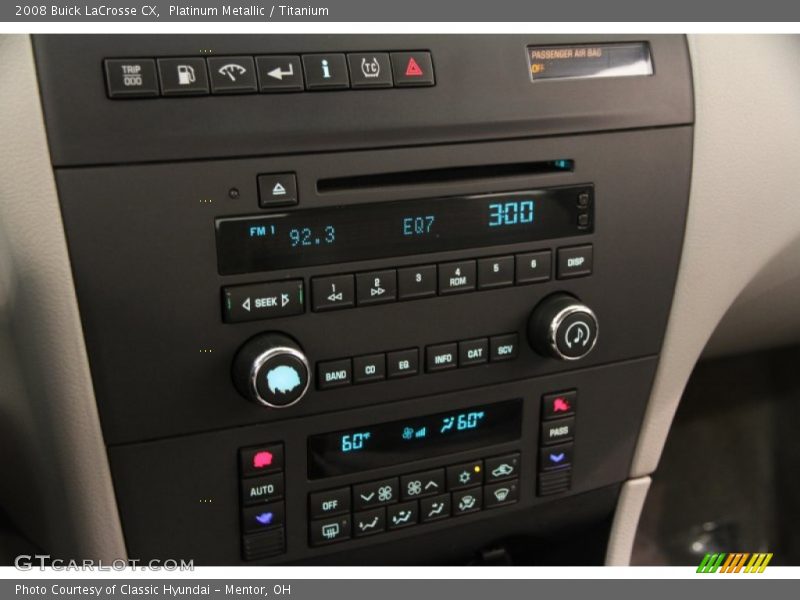 Platinum Metallic / Titanium 2008 Buick LaCrosse CX