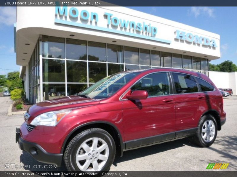 Tango Red Pearl / Black 2008 Honda CR-V EX-L 4WD