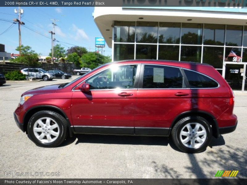 Tango Red Pearl / Black 2008 Honda CR-V EX-L 4WD