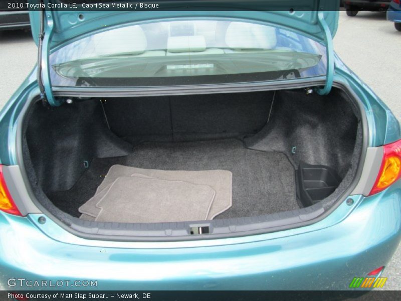  2010 Corolla LE Trunk