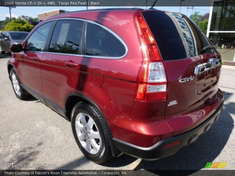 Tango Red Pearl / Black 2008 Honda CR-V EX-L 4WD