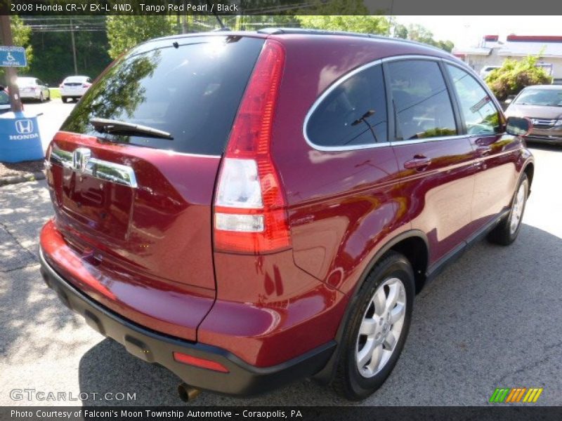 Tango Red Pearl / Black 2008 Honda CR-V EX-L 4WD