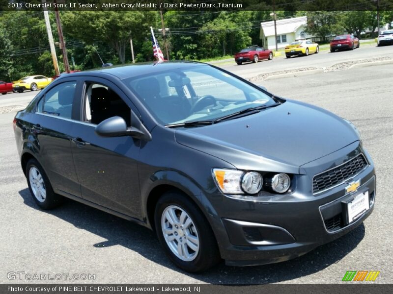 Ashen Gray Metallic / Dark Pewter/Dark Titanium 2015 Chevrolet Sonic LT Sedan