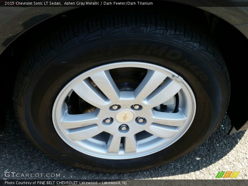 Ashen Gray Metallic / Dark Pewter/Dark Titanium 2015 Chevrolet Sonic LT Sedan