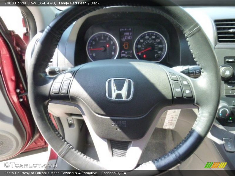 Tango Red Pearl / Black 2008 Honda CR-V EX-L 4WD