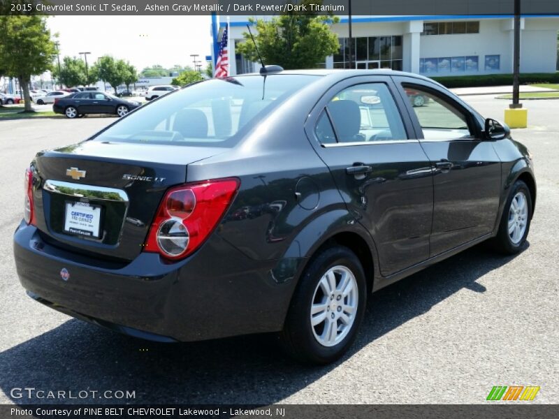 Ashen Gray Metallic / Dark Pewter/Dark Titanium 2015 Chevrolet Sonic LT Sedan