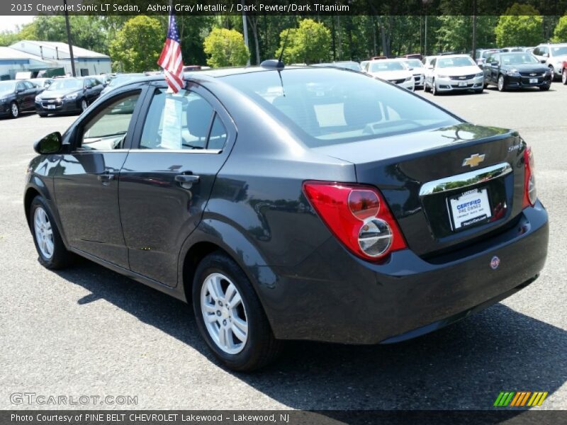 Ashen Gray Metallic / Dark Pewter/Dark Titanium 2015 Chevrolet Sonic LT Sedan