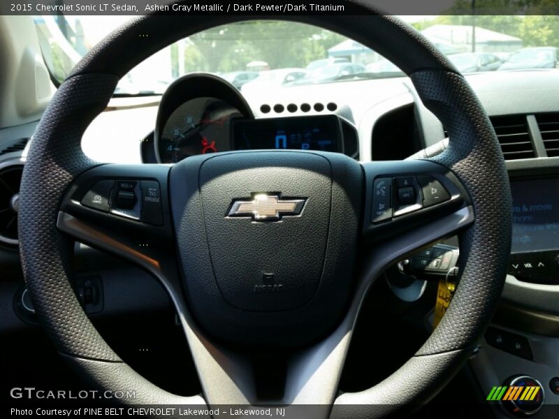 Ashen Gray Metallic / Dark Pewter/Dark Titanium 2015 Chevrolet Sonic LT Sedan