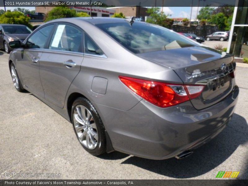 Harbor Gray Metallic / Gray 2011 Hyundai Sonata SE