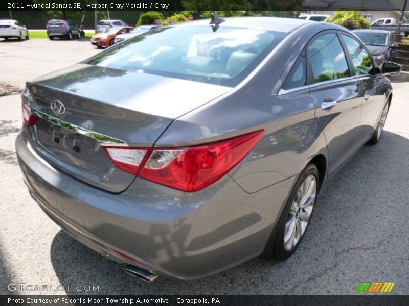 Harbor Gray Metallic / Gray 2011 Hyundai Sonata SE