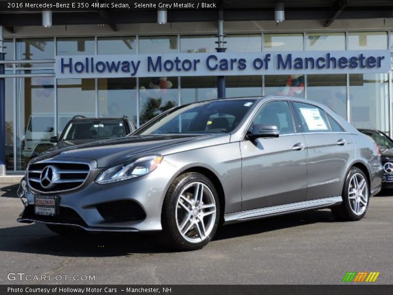 Selenite Grey Metallic / Black 2016 Mercedes-Benz E 350 4Matic Sedan