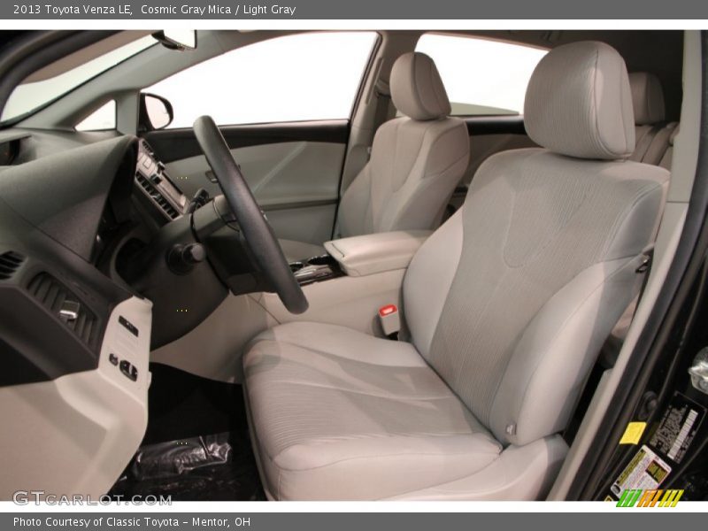 Cosmic Gray Mica / Light Gray 2013 Toyota Venza LE