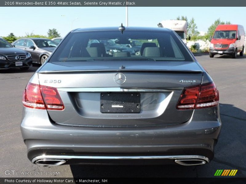 Selenite Grey Metallic / Black 2016 Mercedes-Benz E 350 4Matic Sedan