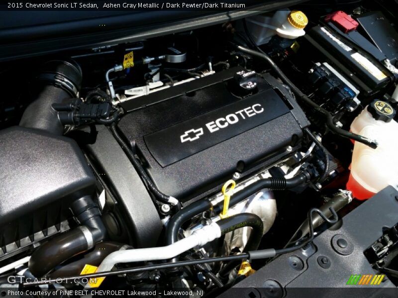 Ashen Gray Metallic / Dark Pewter/Dark Titanium 2015 Chevrolet Sonic LT Sedan