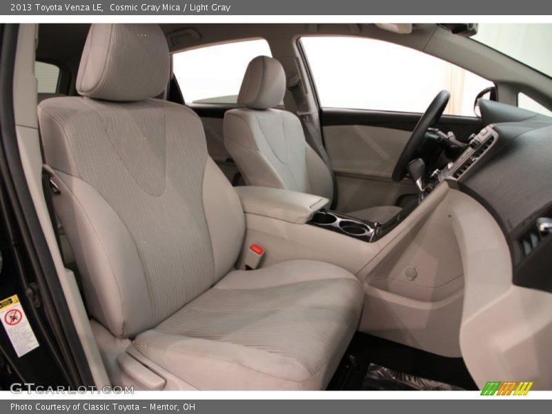 Cosmic Gray Mica / Light Gray 2013 Toyota Venza LE