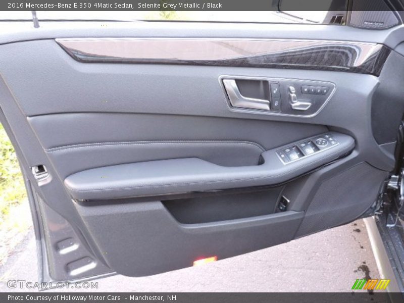 Selenite Grey Metallic / Black 2016 Mercedes-Benz E 350 4Matic Sedan