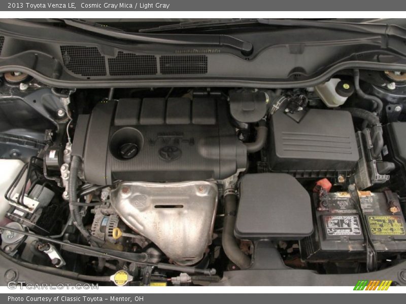 Cosmic Gray Mica / Light Gray 2013 Toyota Venza LE