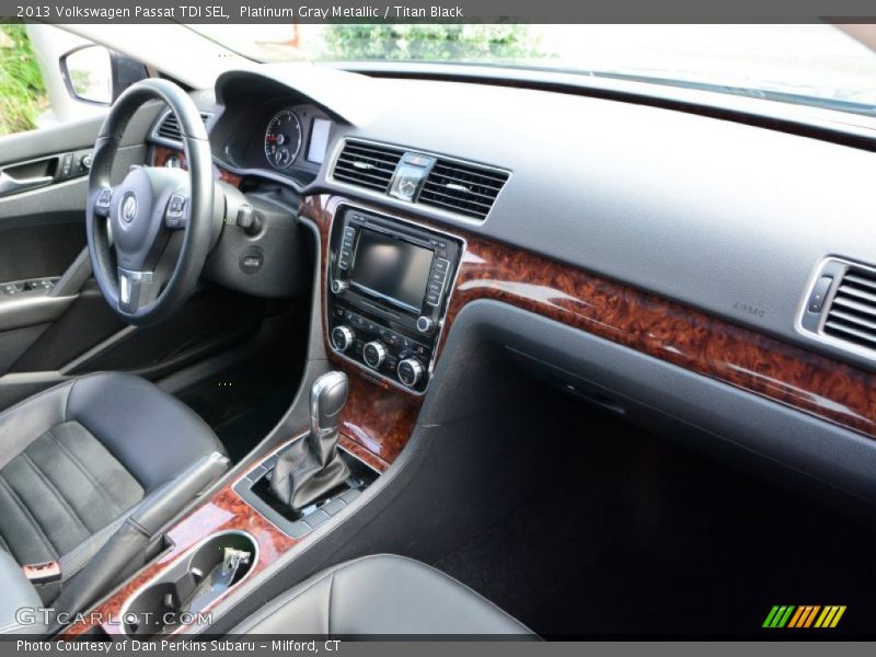 Platinum Gray Metallic / Titan Black 2013 Volkswagen Passat TDI SEL
