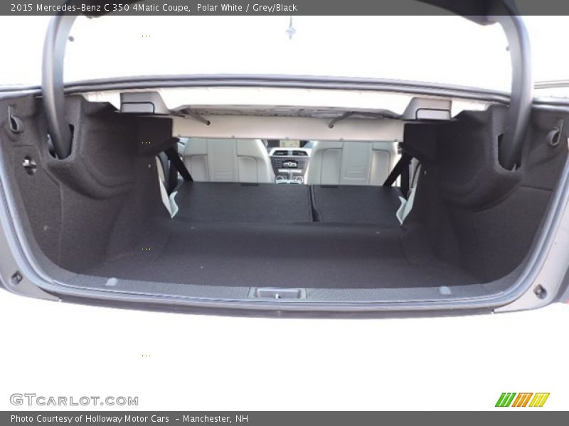 Polar White / Grey/Black 2015 Mercedes-Benz C 350 4Matic Coupe