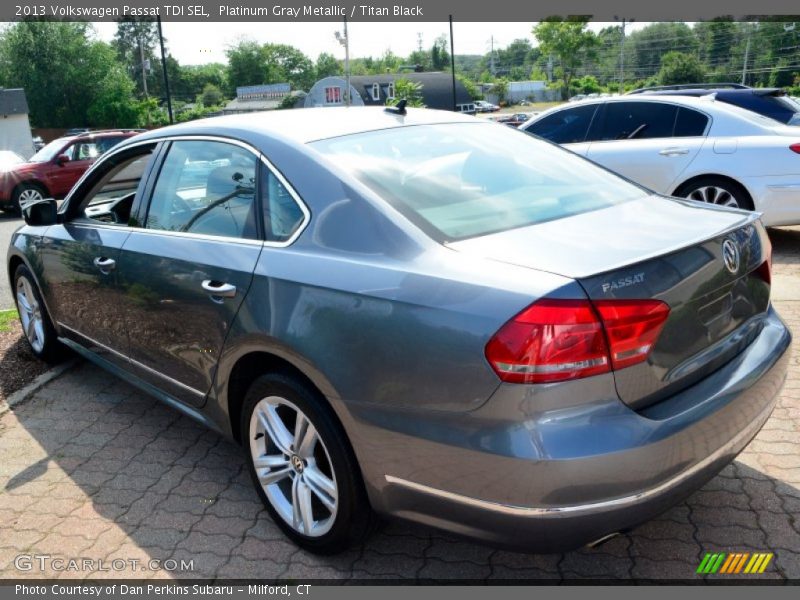 Platinum Gray Metallic / Titan Black 2013 Volkswagen Passat TDI SEL