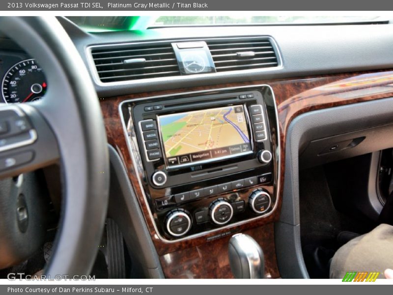 Platinum Gray Metallic / Titan Black 2013 Volkswagen Passat TDI SEL
