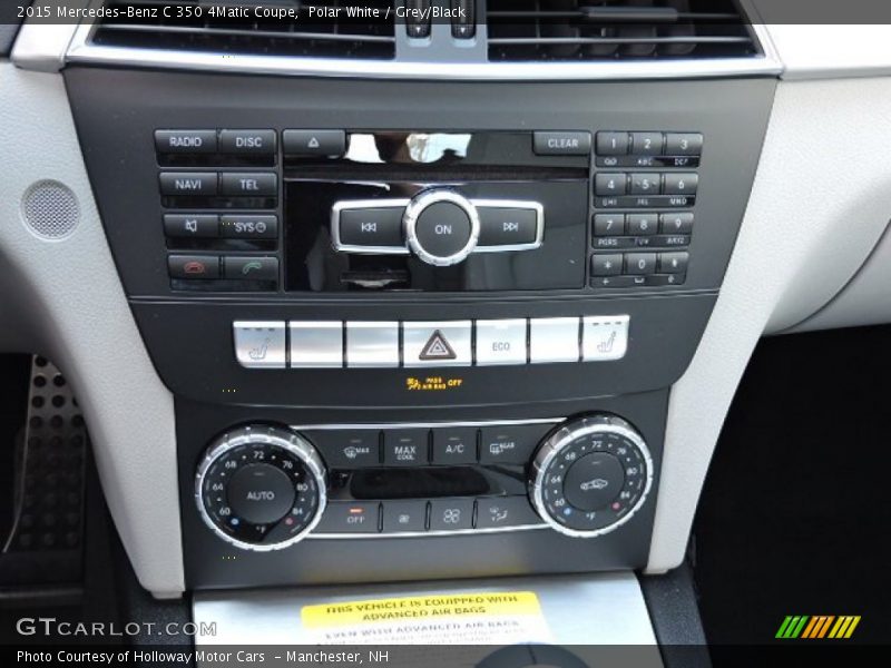 Controls of 2015 C 350 4Matic Coupe