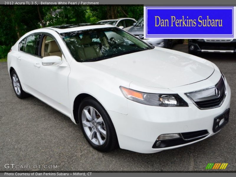 Bellanova White Pearl / Parchment 2012 Acura TL 3.5