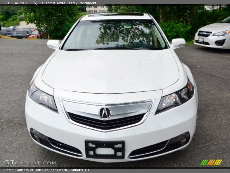 Bellanova White Pearl / Parchment 2012 Acura TL 3.5
