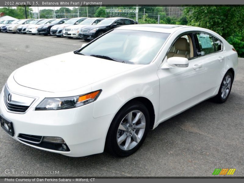 Bellanova White Pearl / Parchment 2012 Acura TL 3.5