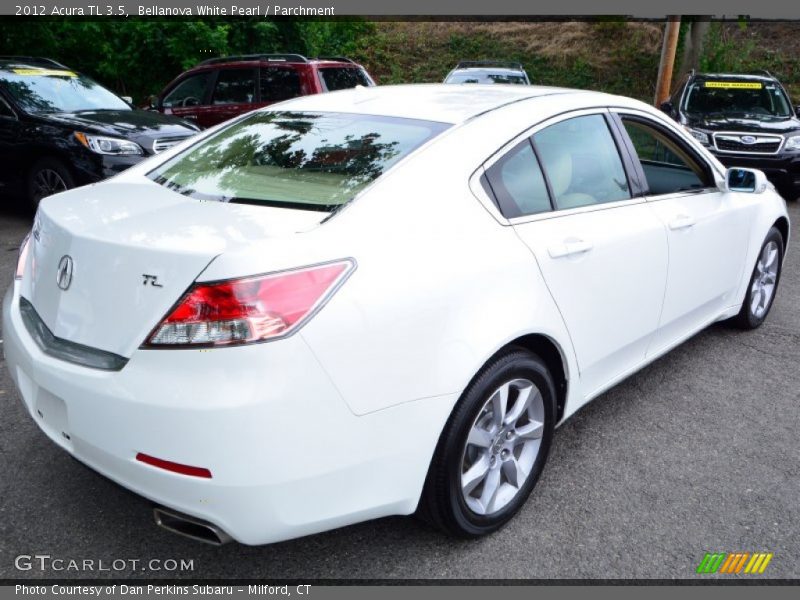 Bellanova White Pearl / Parchment 2012 Acura TL 3.5