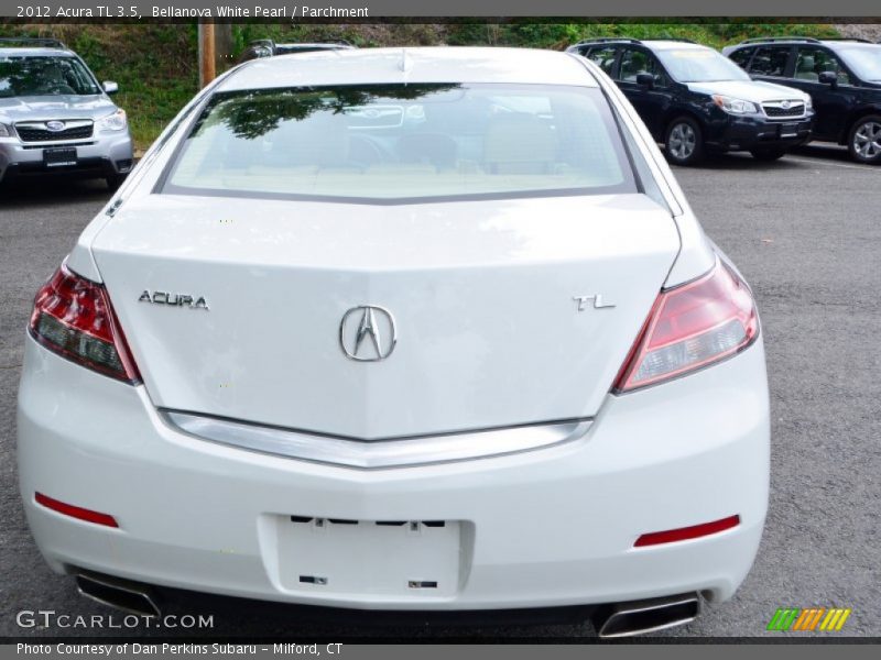 Bellanova White Pearl / Parchment 2012 Acura TL 3.5