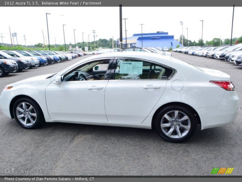 Bellanova White Pearl / Parchment 2012 Acura TL 3.5