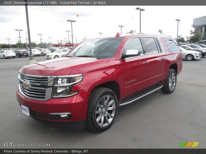 Crystal Red Tintcoat / Jet Black 2015 Chevrolet Suburban LTZ 4WD