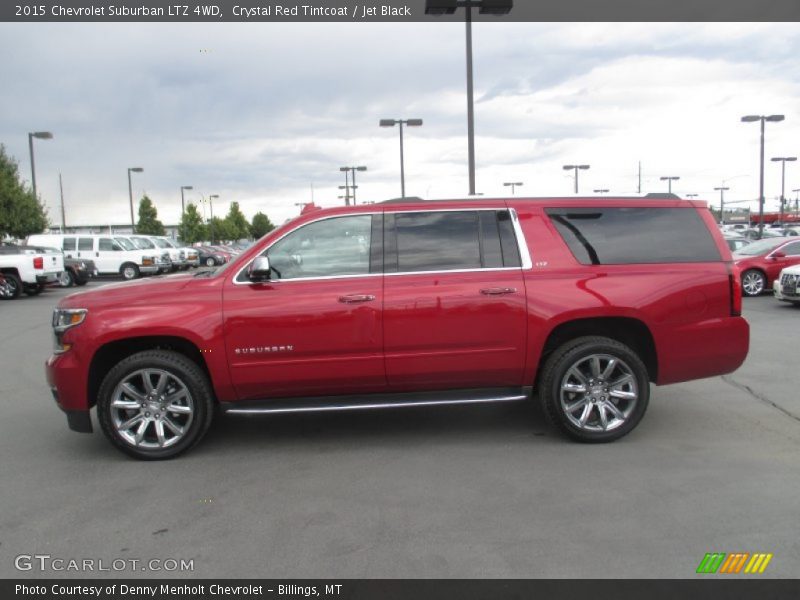 Crystal Red Tintcoat / Jet Black 2015 Chevrolet Suburban LTZ 4WD