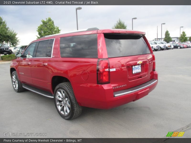 Crystal Red Tintcoat / Jet Black 2015 Chevrolet Suburban LTZ 4WD