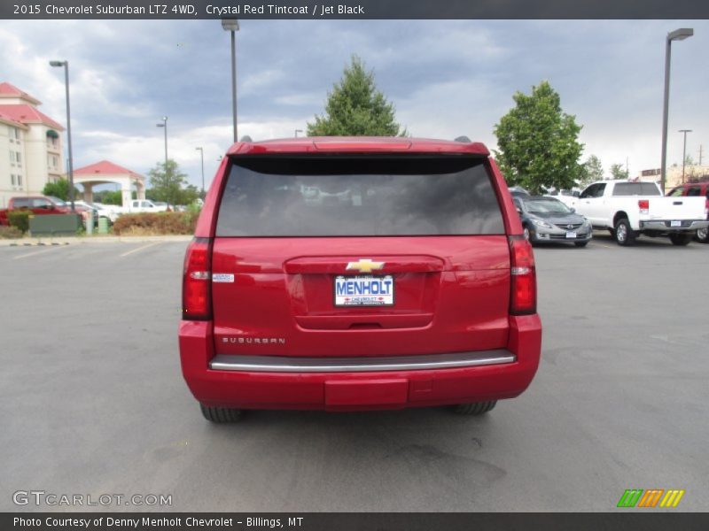 Crystal Red Tintcoat / Jet Black 2015 Chevrolet Suburban LTZ 4WD