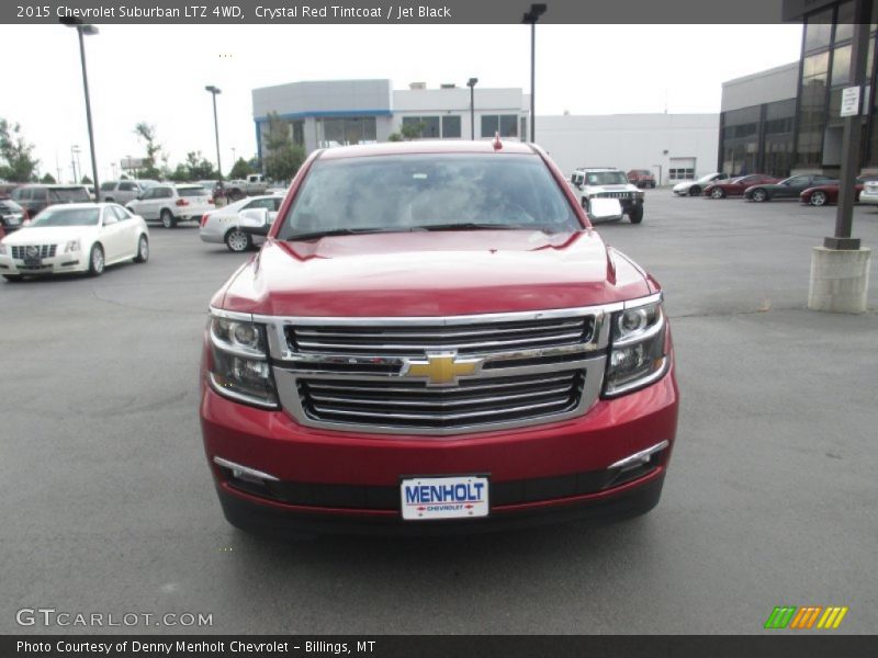 Crystal Red Tintcoat / Jet Black 2015 Chevrolet Suburban LTZ 4WD