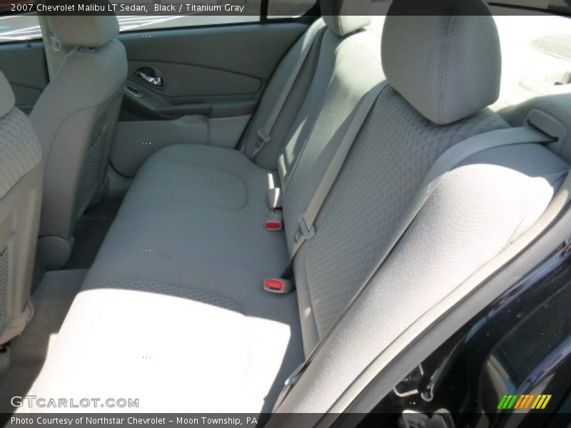 Black / Titanium Gray 2007 Chevrolet Malibu LT Sedan