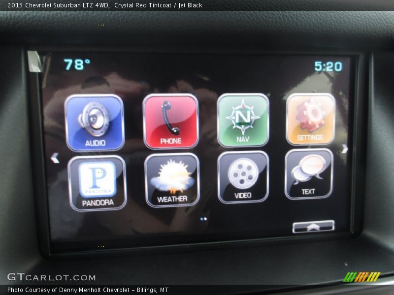 Crystal Red Tintcoat / Jet Black 2015 Chevrolet Suburban LTZ 4WD